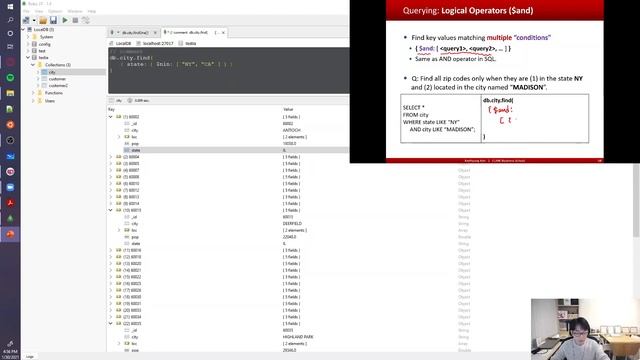 Big Data Management: Querying in MongoDB