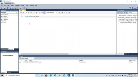 How to Drop a Schema using MySQL Workbench & command line? | MySQL Workbench Tutorial