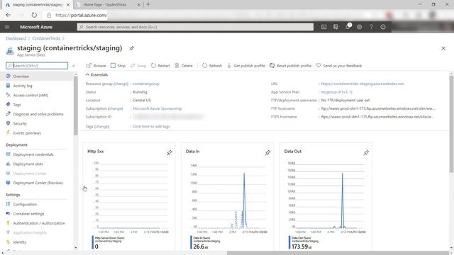 How to use Deployment Slots in Azure App Service for Containers | Azure Tips and Tricks