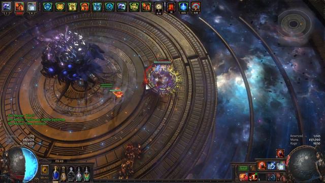 Path Of Exile : Glacial Cascade Mine Min&Max Gear Vs Marven (non-deathless coz lazy to dodge lol)