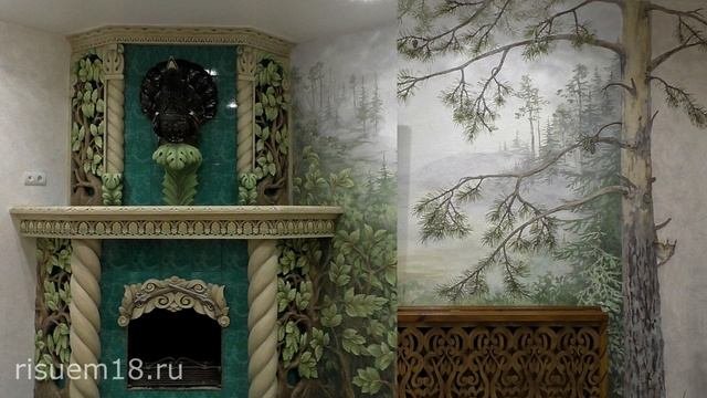 Настенная художественная роспись | Художник Наталья Боброва