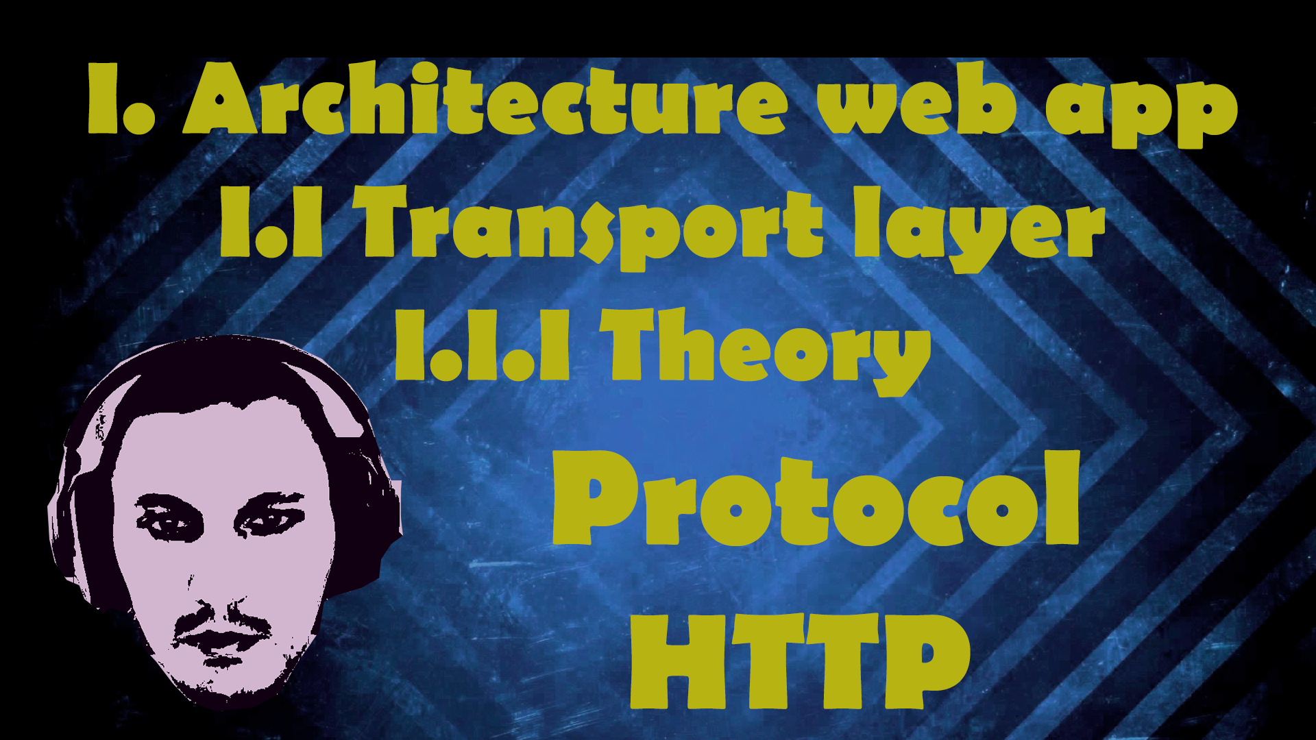 I. Architecture web app I.I Transport layer I.I.I Theory - Protocol. HTTP