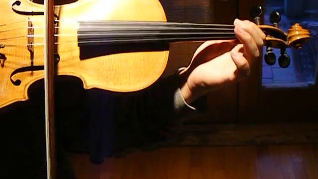 BACH VIOLIN CONCERTO in A MINOR, SOLO Sound Sample, Old German Violin,