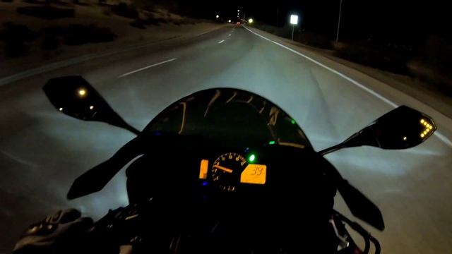 2008 Honda CBR600RR Speed Run