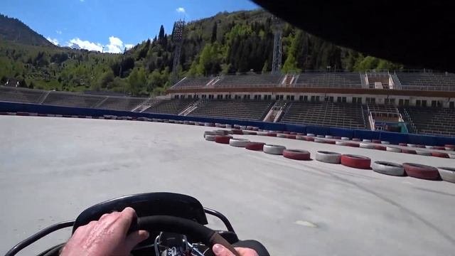Самый живописный картинг? Алматы, Медео 2019. Most Scenic Go Kart Track? Almaty, Medeo 2019