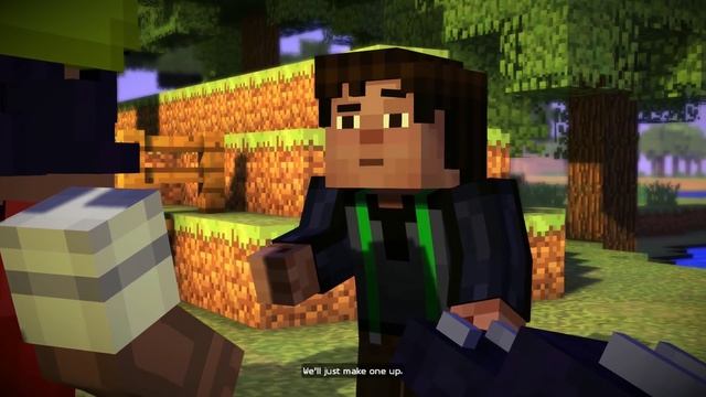 Minecraft: Story Mode [Episode 1] Part 1 - SAVE REUBEN THE PIGGY!!! (Full Gameplay)