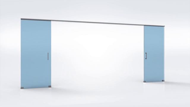 Synchronized Glass Doors - Animation