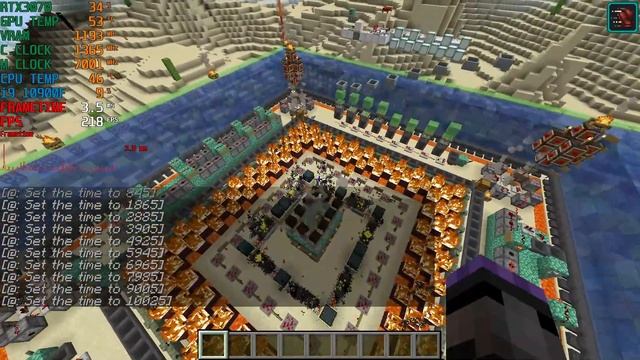 Benchmark v3 FPS Map - Minecraft Raytracing Stress Test
