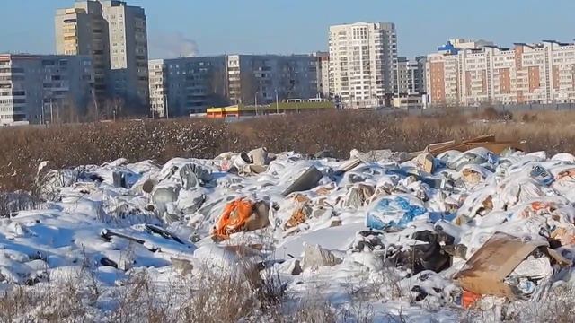 Свалка на Конева в Омске!