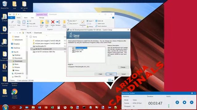 Installing Java [Windows x64, Java 1.8.0u151]