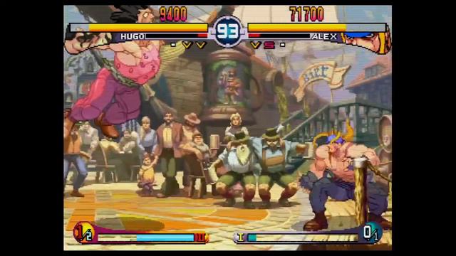Street Fighter III 2nd Impact - Hugo vs Alex