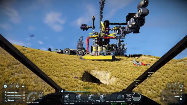 Space Engineers большой воздушный грузчик