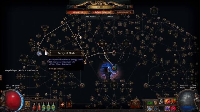 Path OF Exile: Ведьма с икрой