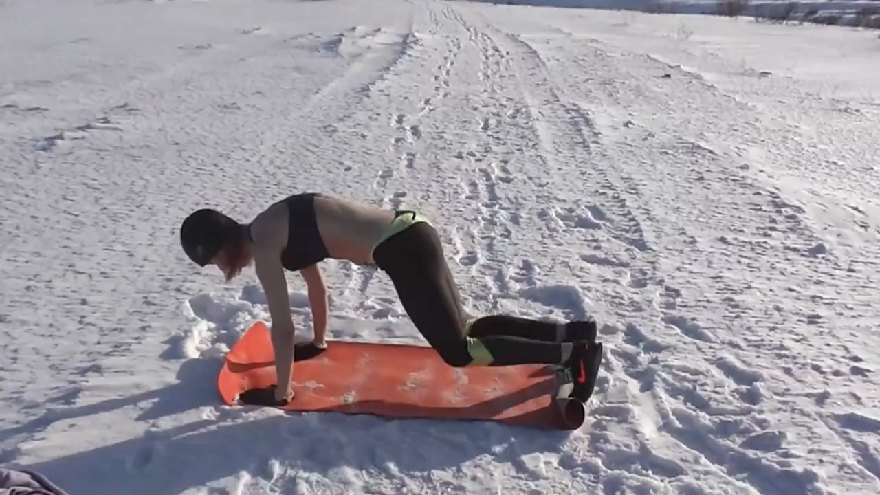 Arctic training Beautiful Girls Sexy