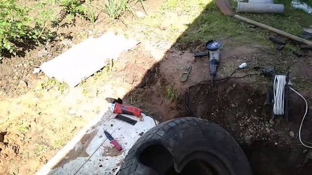 Септик для бани.