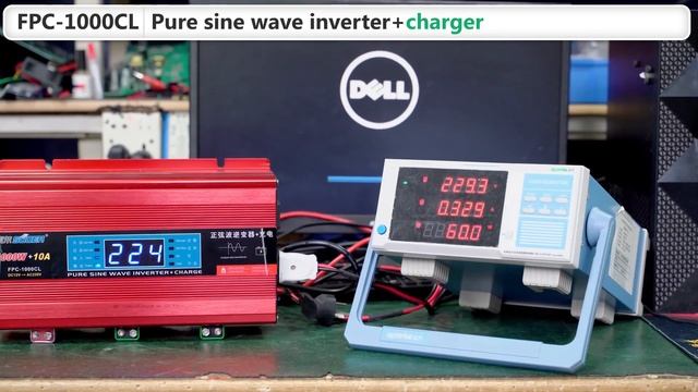 Suoer อินเวอร์เตอร์คลื่นไซน์บริสุทธิ์ +Charger Display Inverter Upgrade!  (FPC 1000CL)