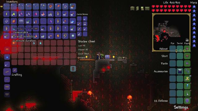 Let's Play Terraria 1.2.4 || Mage Class Playthrough || Hellstone & The Wall Of Flesh! [Episode 14]