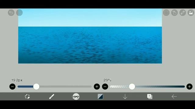 Ibis paint x tutorial for beginners ?sea draw in Ibis paint x in mobile easy tutorial