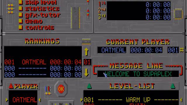 supaplex ms dos game Oatmeal Breakfast Plays A Video Game Episode 443