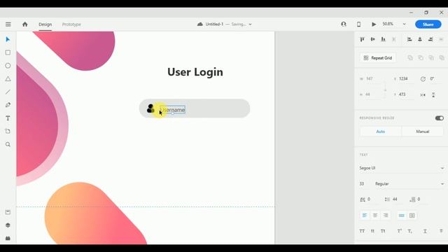 Login Screen UI Design with Adobe XD | Adobe Xd Modern UI Login design Tutorial