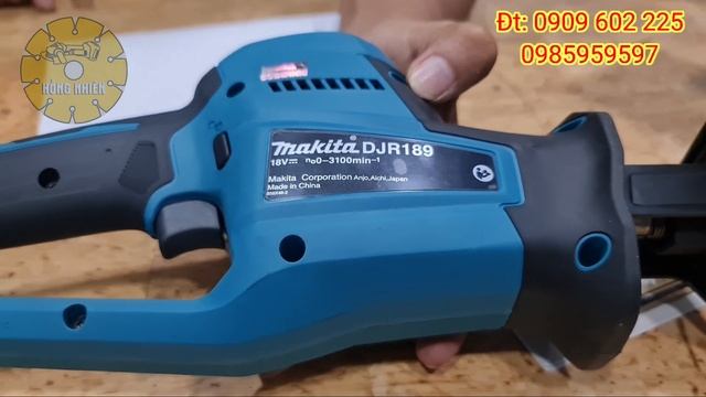 Cưa kiếm pin không than MAKITA DJR189Z giá dùng thử |Máy Xây Dựng Hồng Nhiên