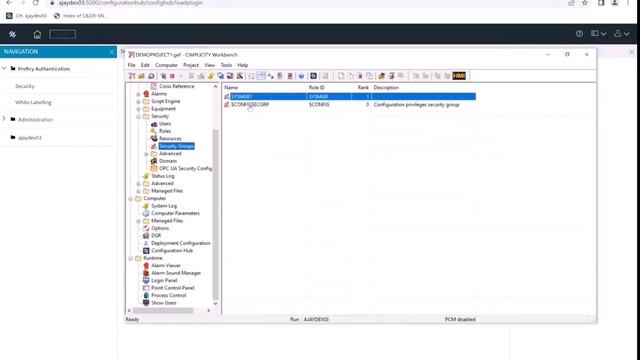 How to Use CIMPLICITY Security Groups