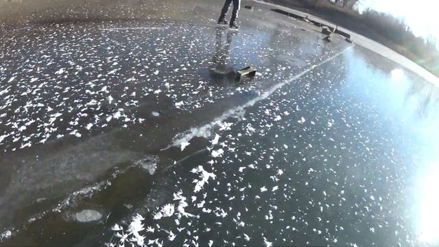 На коньках по льду, степи и лесу