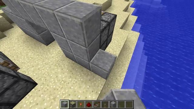 How To Make A Simple Minecraft Redstone Door (Jeb Door)