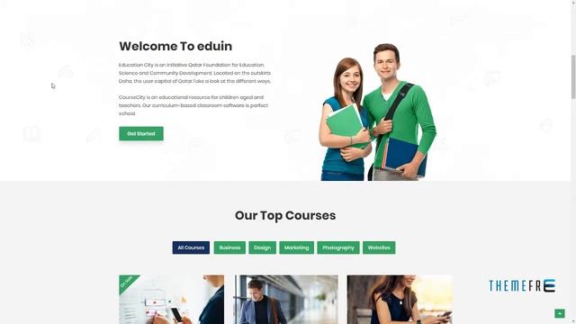 Eduin - Online Course WordPress Theme      Barnabas Royle