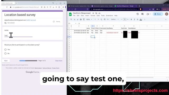 How to get Geo Location using Google forms