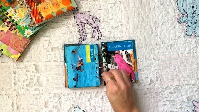 Scrapbooking Process Video:  Altered Book Junk Journals
