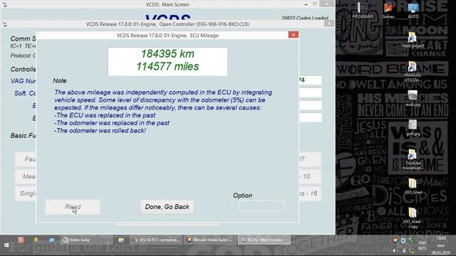 VCDS - EDC15 EDC16 Real Mileage Check (VW Audi Seat Skoda)