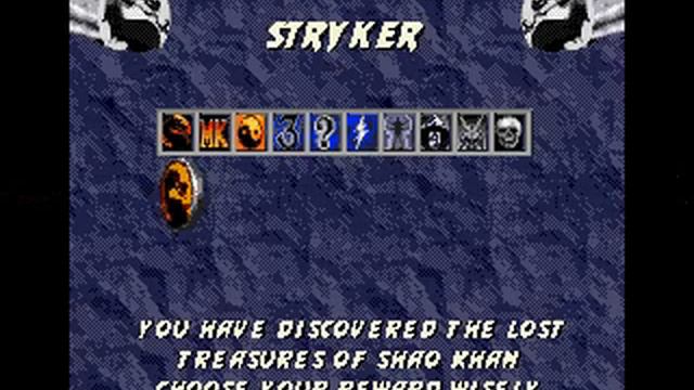 Ultimate Mortal Kombat 3 Ending Stryker Sega Genesis