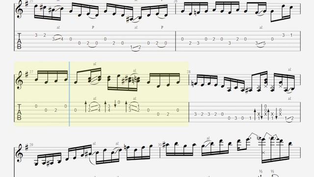 Billy Strings - June Apple TAB - bluegrass guitar tabs (PDF + Guitar Pro)