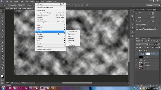 Day time to Amazing rainy night - Photoshop Tutorial sinhala