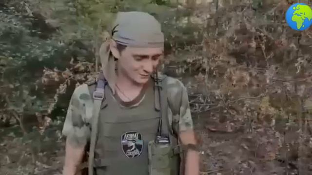 Боевая работа бойцов спецназа «Ахмат» в лесах под Кременной.