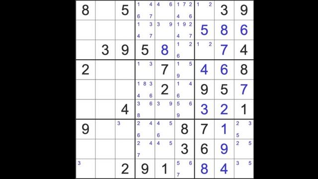 Sudoku solution – New York Times sudoku 26 February 2023 Hard level