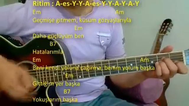 Gitar Dersi - Kanatlarım Var Ruhumda (Nil Karaibrahimgil)