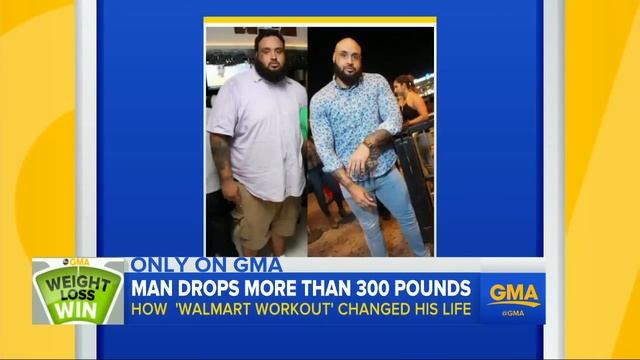 Man Loses 330 Pounds By Walking to Walmart Daily
