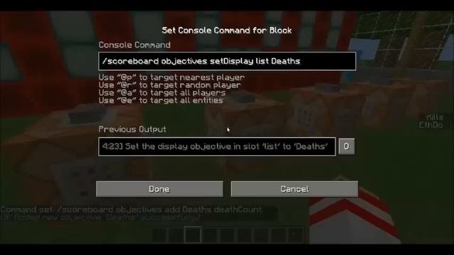 How to create a Scoreboard in Minecraft