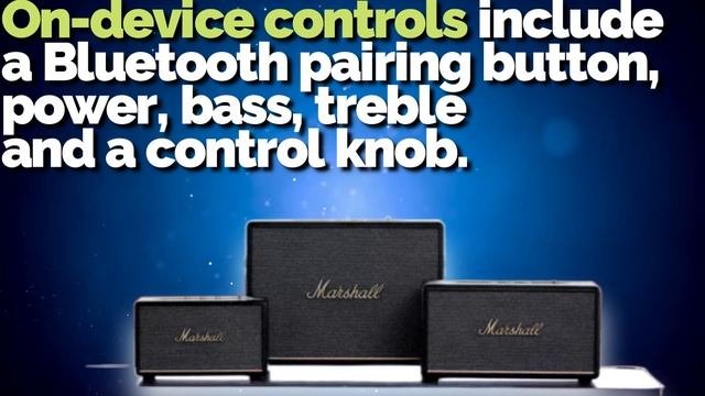 MARSHALL WOBURN 3  ACTON 3  STANMORE 3  Homeline III  NEW IMPROOVED 3RD GEN. BLUETOOTH SPEAKERS