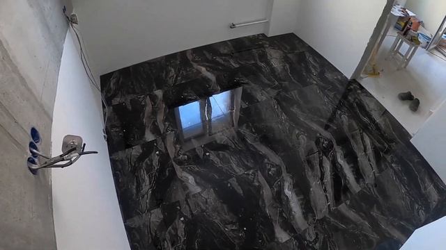 Укладка керамогранита на Кухне Ч.2.