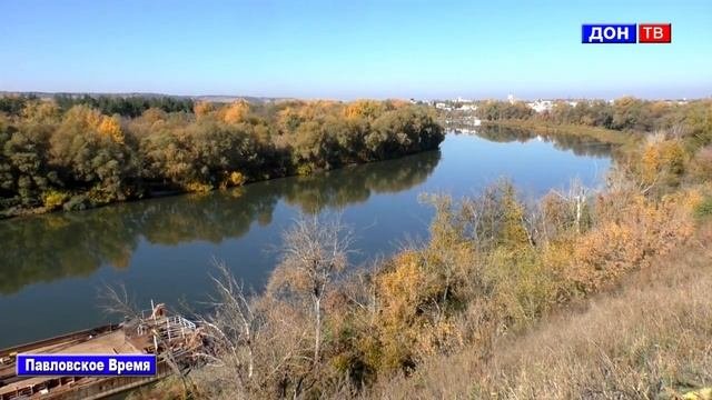 Берегоукрепительные работы - октябрь 2018. г. Павловск Воронежской обл.