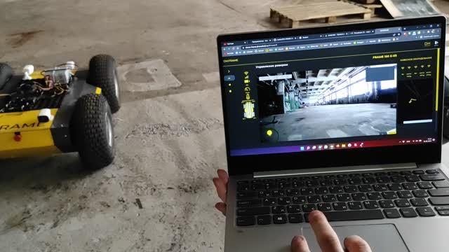 Трансляция видео с ровера DH:FRAME.
