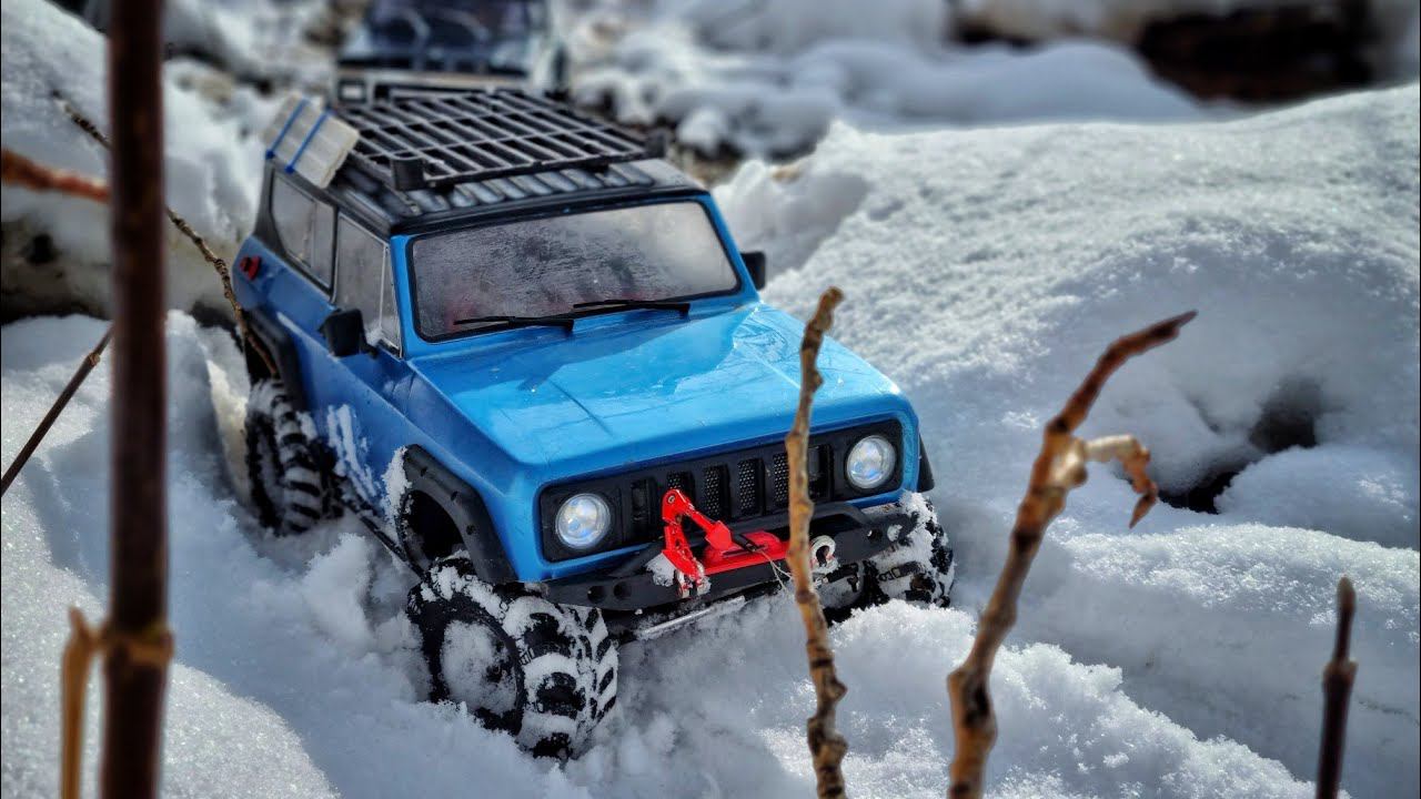 выезд части клуба.redcat gen8 v2(scout II) и Traxxas trx4 (ford bronco) 02.03.2023