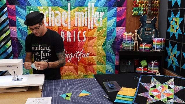 Peek into Batik Block #7 - Michael Miller Fabrics' Making it Fun #51