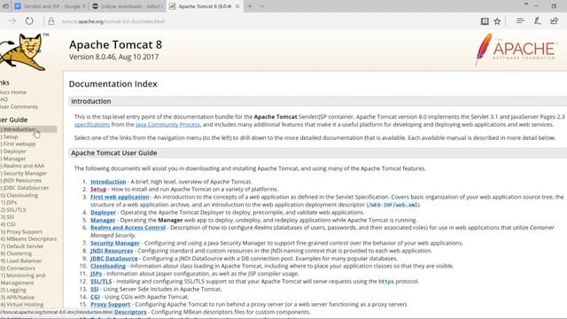 Install JDK, Tomcat, Eclipse and the first Servlet Example