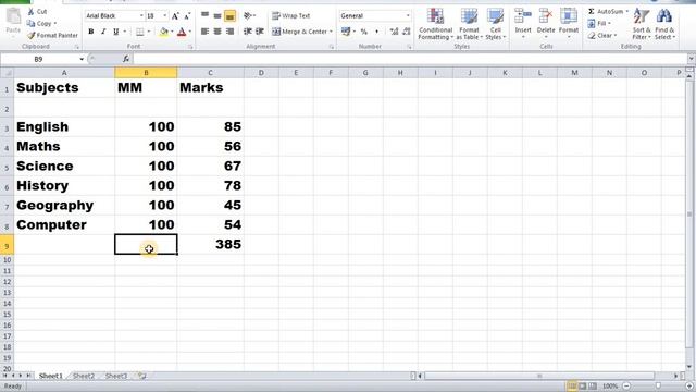 Microsoft Excel Tutorial 2 : Data Types in Microsoft Excel || In Hindi ||