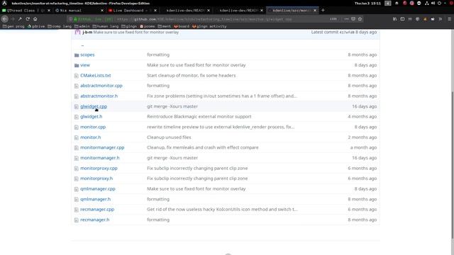 QueueQueueHack Live Stream - kdenlive bug hunting