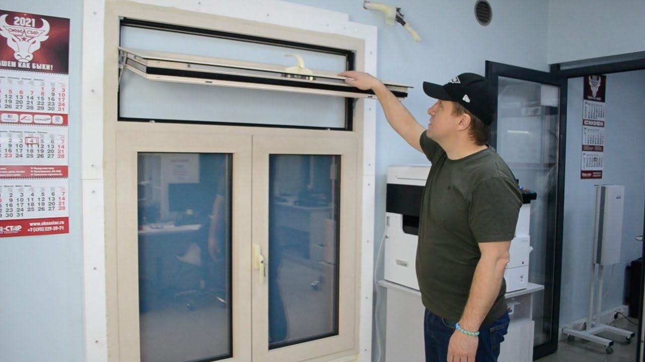 Алюминиевое окно из профиля Vidnal V72 со скрытыми петлями